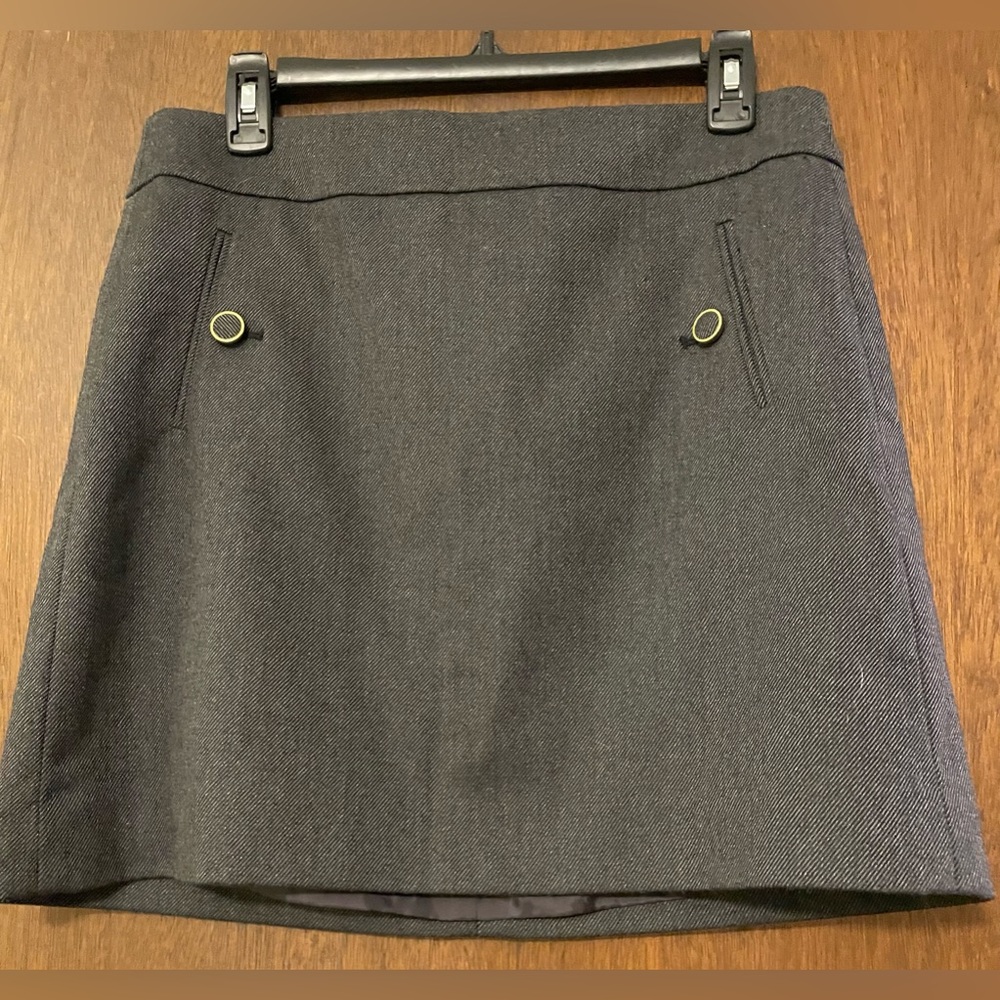 Ann Taylor LOFT NEW Gray Skirt Sz 6P
